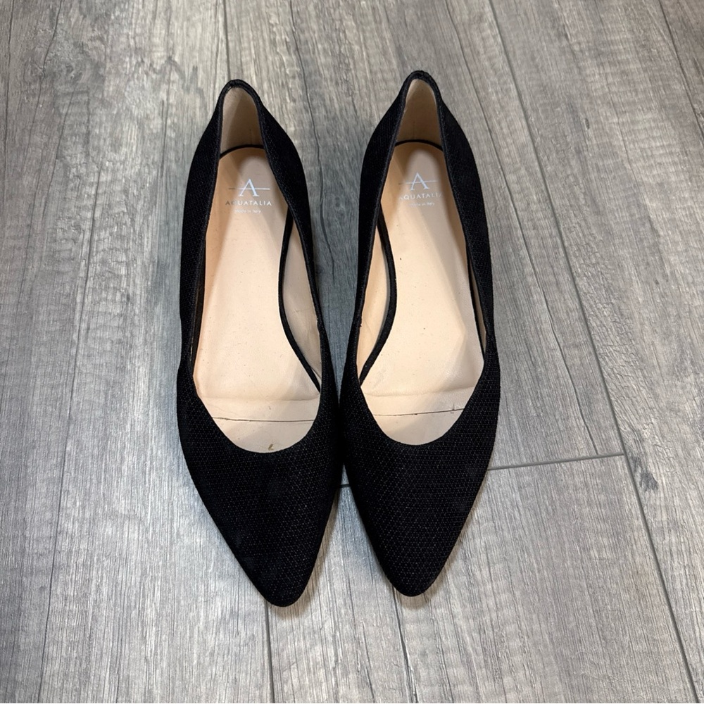Aquatalia Black Women's Flats